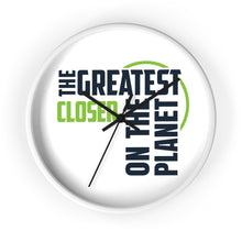 Load image into Gallery viewer, Wall clock - Closer