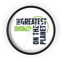 Load image into Gallery viewer, Wall clock - Broker