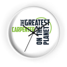 Load image into Gallery viewer, Wall clock - Carpenter