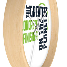 Load image into Gallery viewer, Wall clock - Concrete Finisher