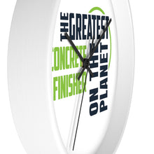 Load image into Gallery viewer, Wall clock - Concrete Finisher
