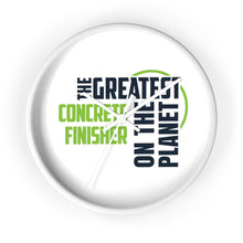 Load image into Gallery viewer, Wall clock - Concrete Finisher