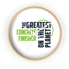 Load image into Gallery viewer, Wall clock - Concrete Finisher
