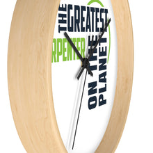 Load image into Gallery viewer, Wall clock - Carpenter