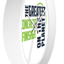 Load image into Gallery viewer, Wall clock - Concrete Finisher