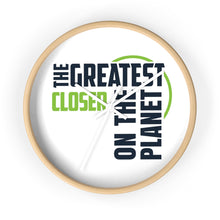 Load image into Gallery viewer, Wall clock - Closer