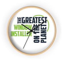 Load image into Gallery viewer, Wall clock - Window Installer