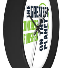 Load image into Gallery viewer, Wall clock - Concrete Finisher