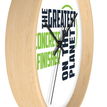Load image into Gallery viewer, Wall clock - Concrete Finisher