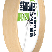 Load image into Gallery viewer, Wall clock - Carpenter