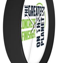 Load image into Gallery viewer, Wall clock - Concrete Finisher
